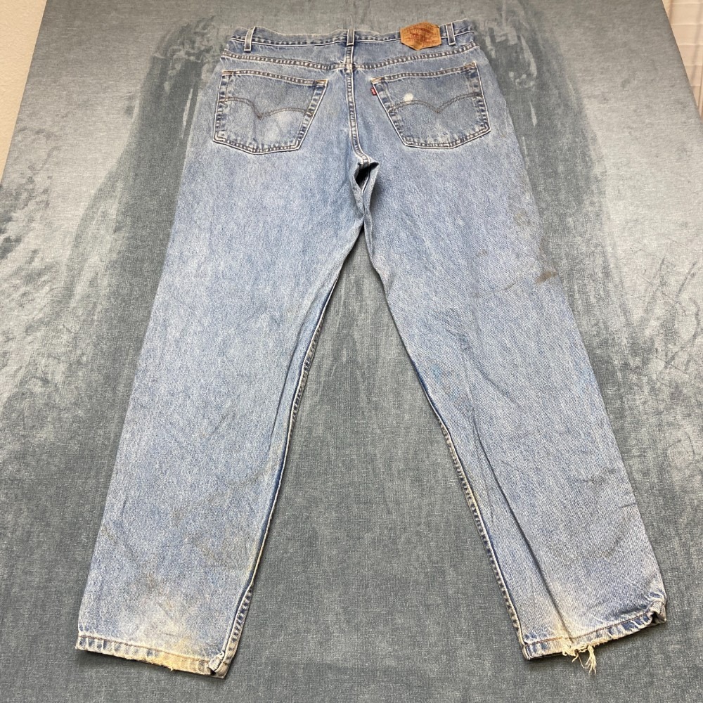 Vintage Levi's Jeans Men 38x32 Blue Denim Streetwear Comfort Straight Leg Cozy